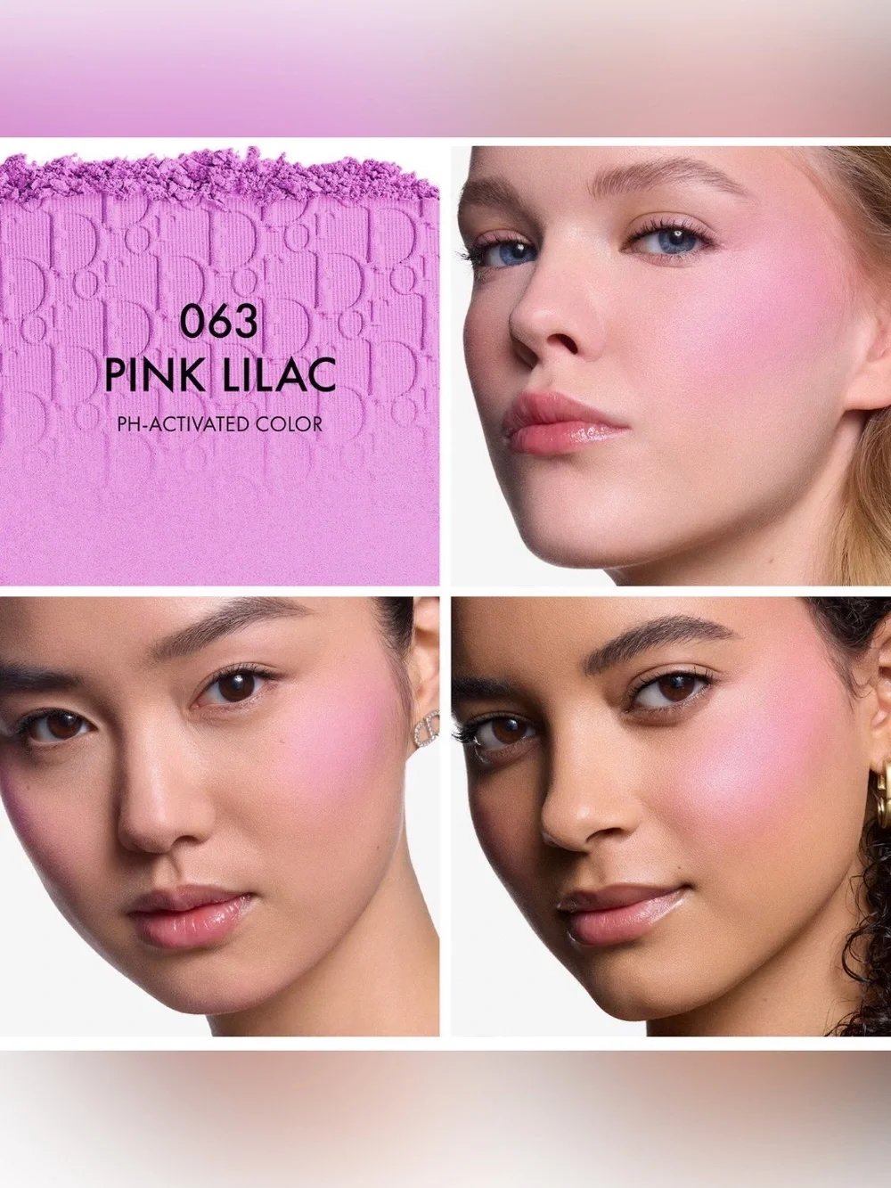 Dior Rosy Glow Powder Blush  Pink Lilac NWOB